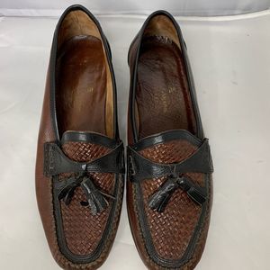 Johnston & Murphy Italy Weave Tassel Loafers 10M